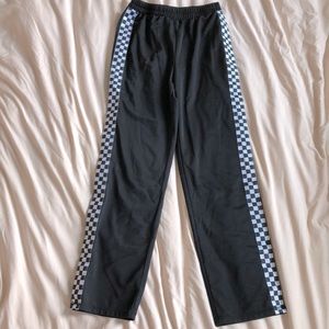 F21 Black checker sweatpants